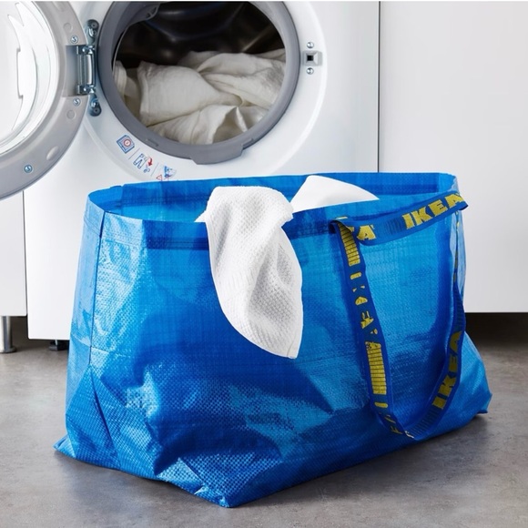 IKEA Blue large bags set of 4 NWT Ikea Frakta Shopping Bag  Home organization - Picture 8 of 12